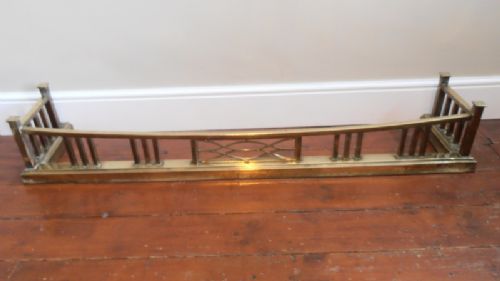 A 19thc Brass Fender