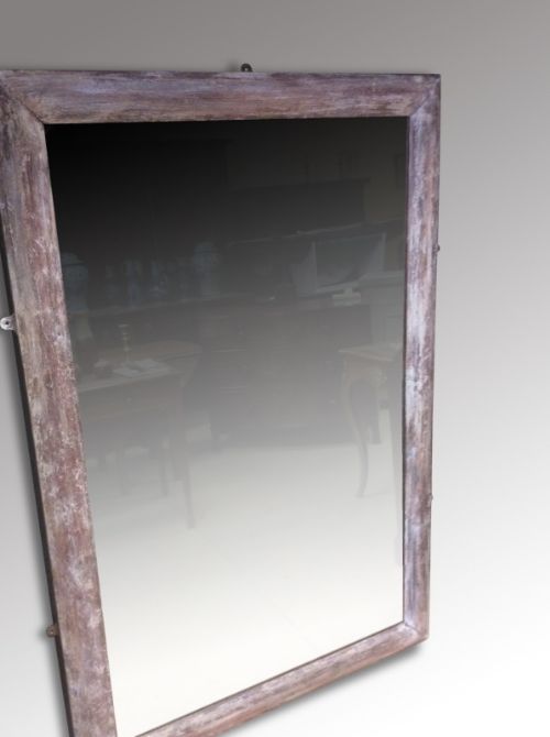 A Large Rustic Mirror C1850/80