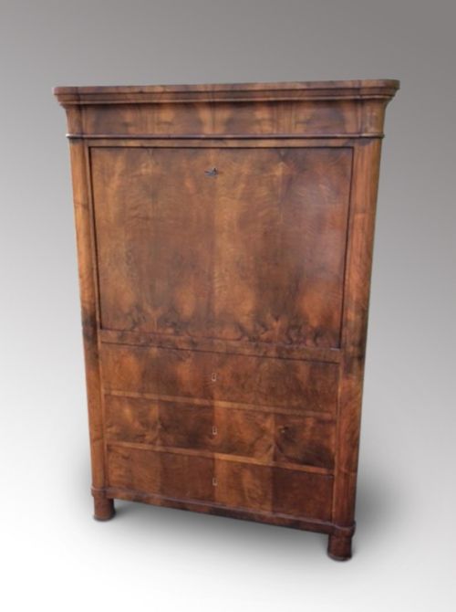 A Walnut Escritoire C1840