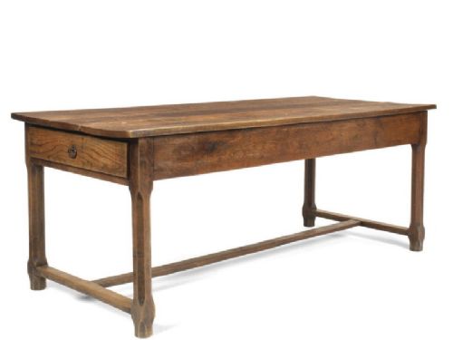 A Late 19th Century Elm Farmhouse Table