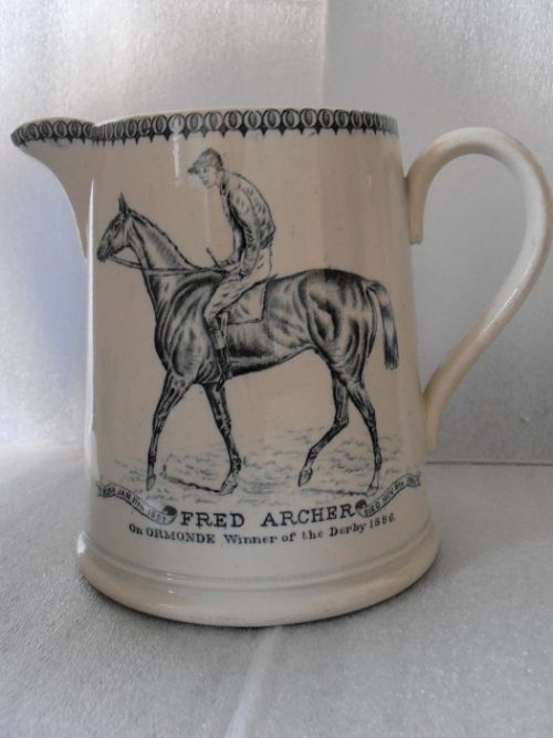 Fred Archer & Ormonde Earthenware Jug