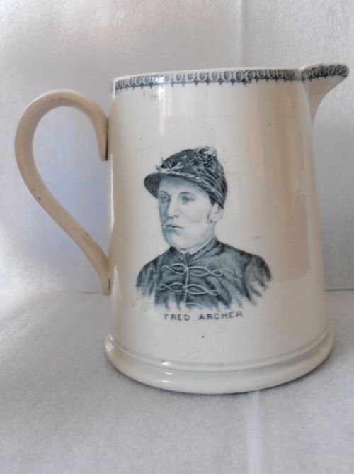 fig 1. Fred Archer & Ormonde Earthenware Jug