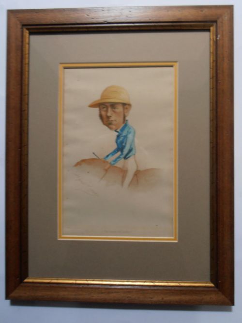 fig 2. After Alfred Rogers, A Pair Rare Lithographs of Fred Archer and George Fordham