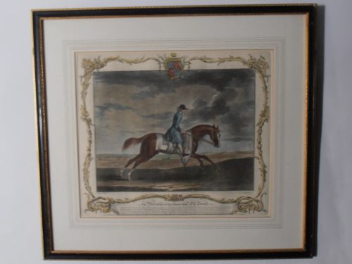 After James Seymour, Four Hand Coloured Mezzotints