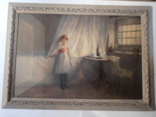 Maud M Turner (Fl.1891-1908), 'Alone', Watercolour, Signed