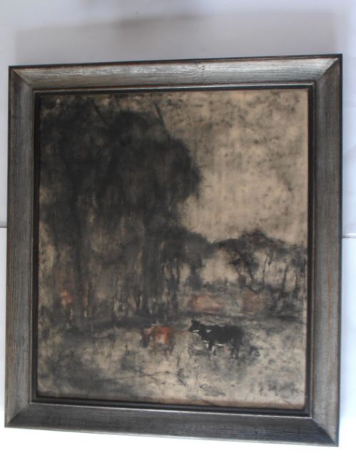 Manner of Barbizon School - Cattle Grazing