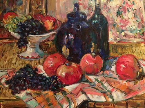 fig 1. Max Agostini - Still Life - Oil on Canvas