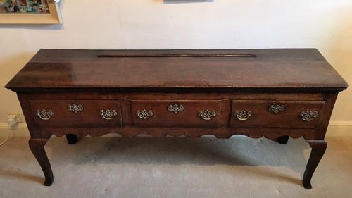 18thc Welsh Dresser Base With/without Top