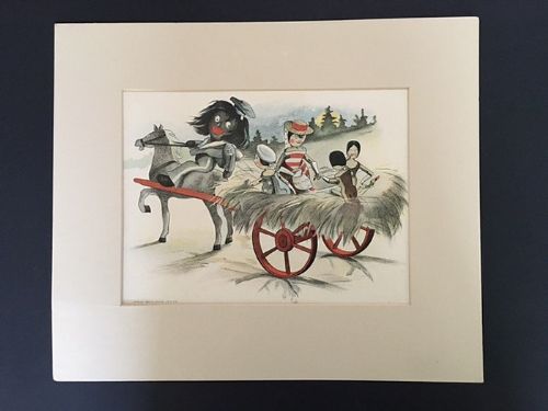 After K Florence Upton - Pair of Lithographs