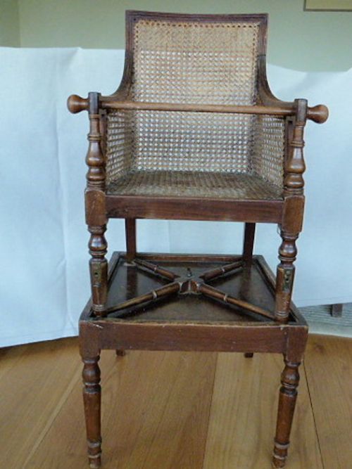 Child's Bergere High Chair, 19th Century