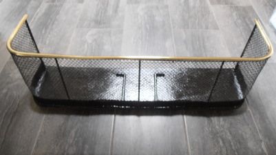 A Victorian Brass Mesh Fender/fire Guard