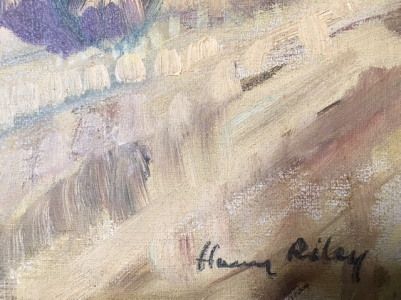 fig 2. Harry Riley RI, Spanish Farm, Oil on Canvas
