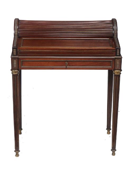 A Superb French 19thc  Mahogany Lady's Writing Desk