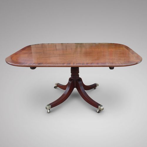 Solid Mahogany Breakfast Table, Ca. 1815-25