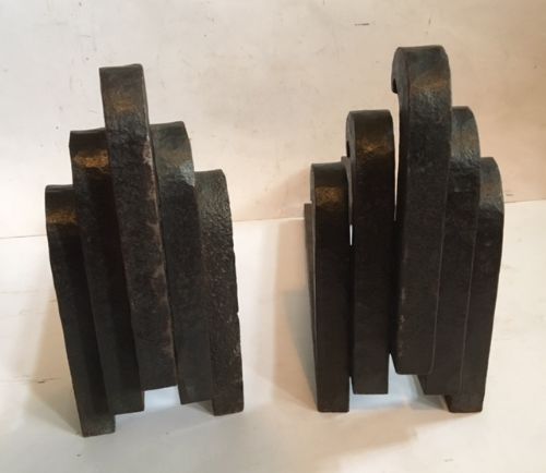 Pair of Art Deco Fire Dogs