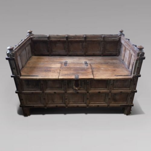 An Attractive and Decorative Indian Hardwood Seat C1900