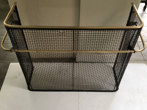 A Nursery Brass Meshed Fire Guard
