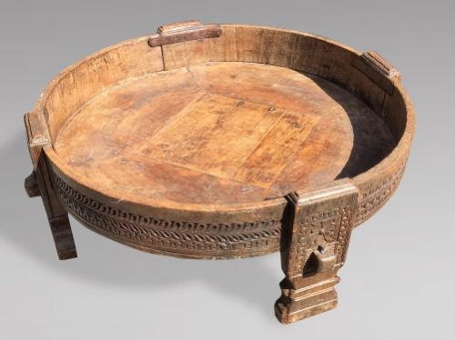 A Highly Decorative Eastern Low Table/basket