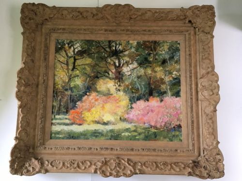 Francis B Savage - Oil on Board - 'Azaleas'