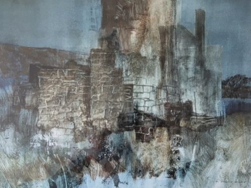 fig 1. Frederick Donald Blake (1908-1997) - Mine Shaft Blues - Mixed Media