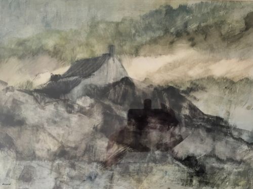 fig 1. Frederick Donald Blake (1908-1997) - Woodland Cottage - Mixed Media