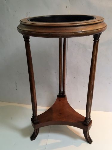 A Walnut Plant Stand