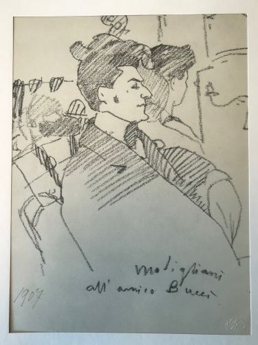 Amedeo Modigliani - Portrait of Mario Buggelli