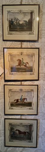 After James Seymour (1702-1752) C1860,  Four Hand Coloured Equestrian Mezzotints