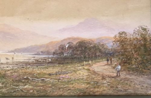 fig 1. M D Ansell - Watercolour - Scottish Loch