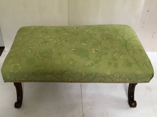 A Victorian Mahogany Stool