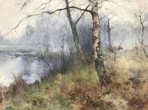 fig 4. Reginald Jones - Wooded Landscape - Watercolour