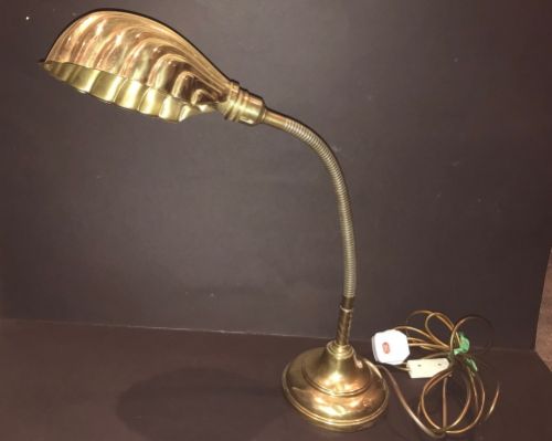 A C1915 Brass Desk Lamp