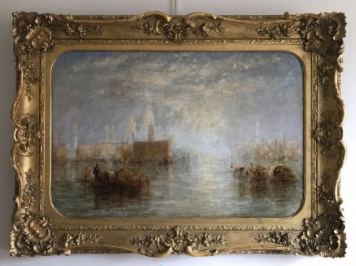 Circle of Joseph Mallord William Turner (1775-1851) - 'The Grand Canal, Venice - Oil on Canvas