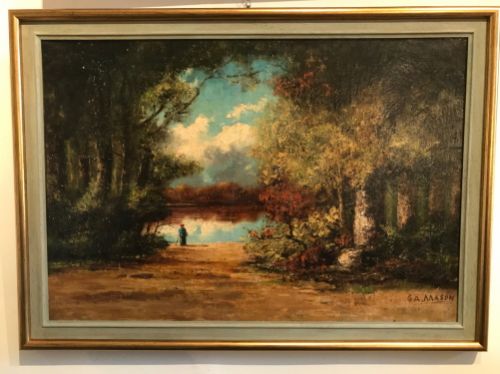 S a Mason  'The Lake' - Oil on Canvas