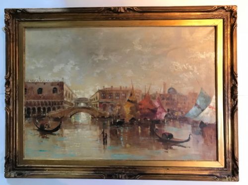 Gennaro Gaveglia - Venice - Oil on Canvas