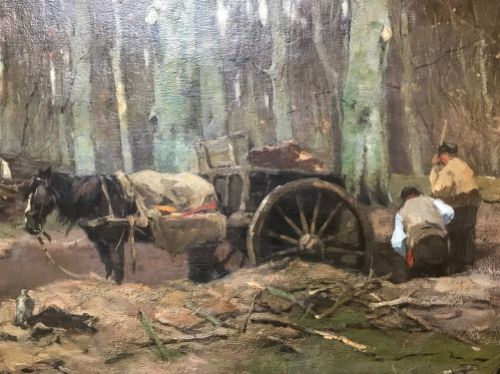 fig 2. Johan Scherrewitz (1868-1951) - Oil On Canvas