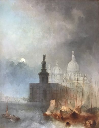 fig 1. Circle of Clarkson Stanfield, View of Santa Maria Della Salute, Venice, Oil on Canvas