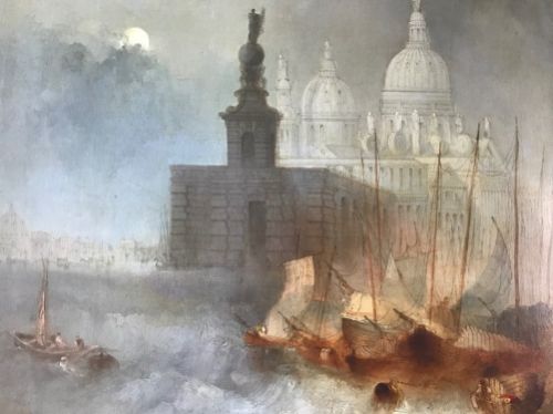 fig 2. Circle of Clarkson Stanfield, View of Santa Maria Della Salute, Venice, Oil on Canvas