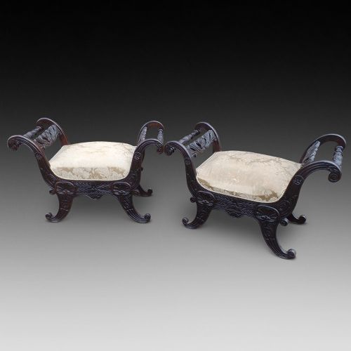 Anglo Indian Window Seats, Ca. 1825-1835