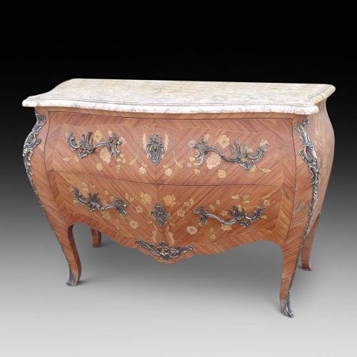 Kingwood Bomb Commode, Ca. 1870-1880