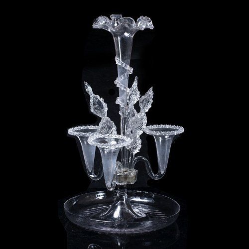 A Victorian Glass Epergne