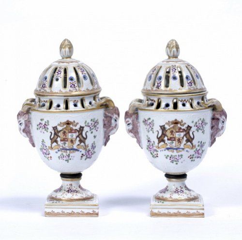 Pair of French Cassolettes