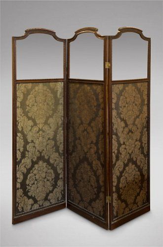 A 19thc Mahogany Screen