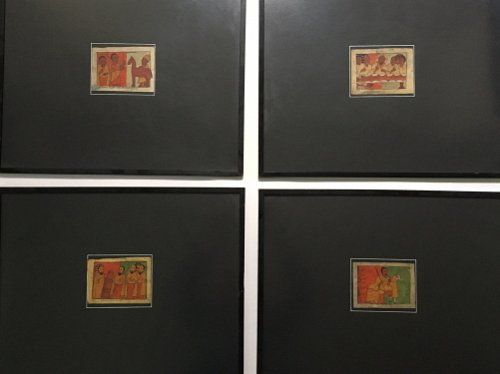 A Highly Decorative Set of Ethiopian Coloured Fables