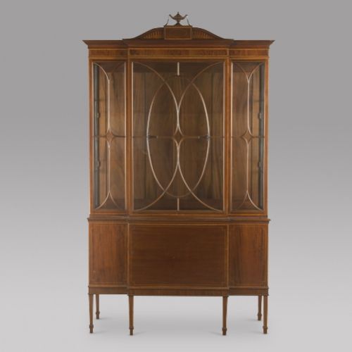 An Attractive Mahogany Display Cabinet
