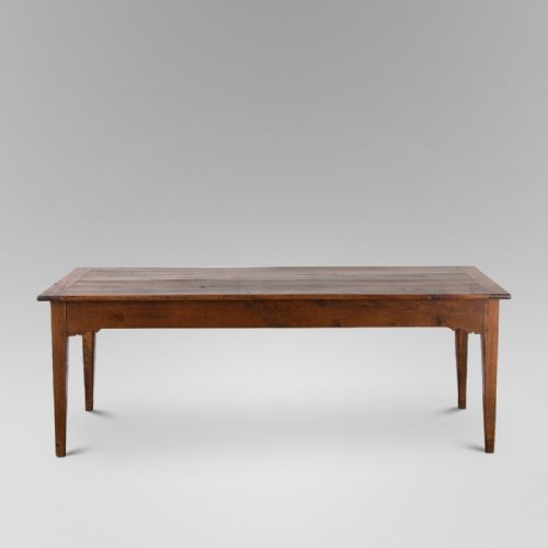 A Lovely C1850 Fruitwood Topped Farmhouse Table
