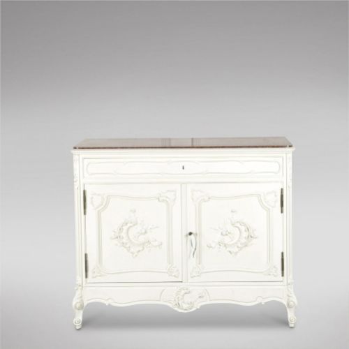 French Louis Xvi Marble Topped Buffet