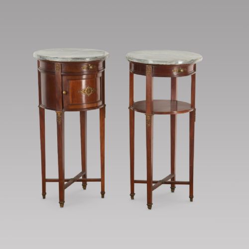 A Pair of Late 19thc French Bedside Tables