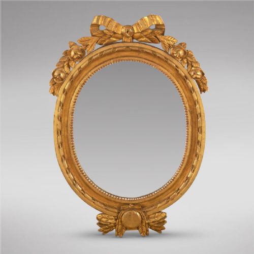 A Swedish 19thc Giltwood Mirror