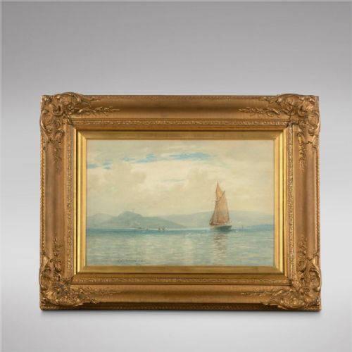 J P Moran Rba - Of the Coast of Aran - Watercolour.